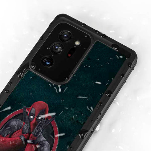 Marvel Deadpool Legacy Surprised Deadpool Galaxy Note20 Ultra 5G Waterproof Case
